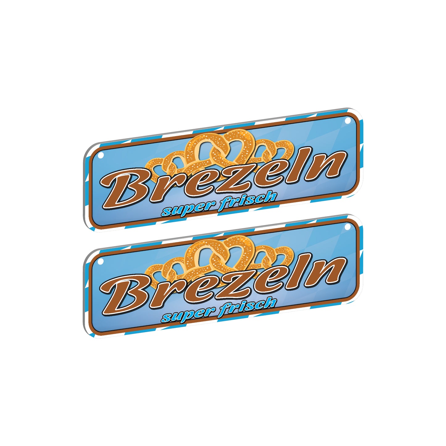 2er Set Brezel Unterhänger
