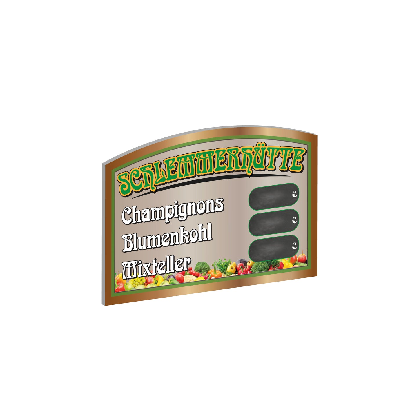 Champignons/Blumenkohl Preistafel