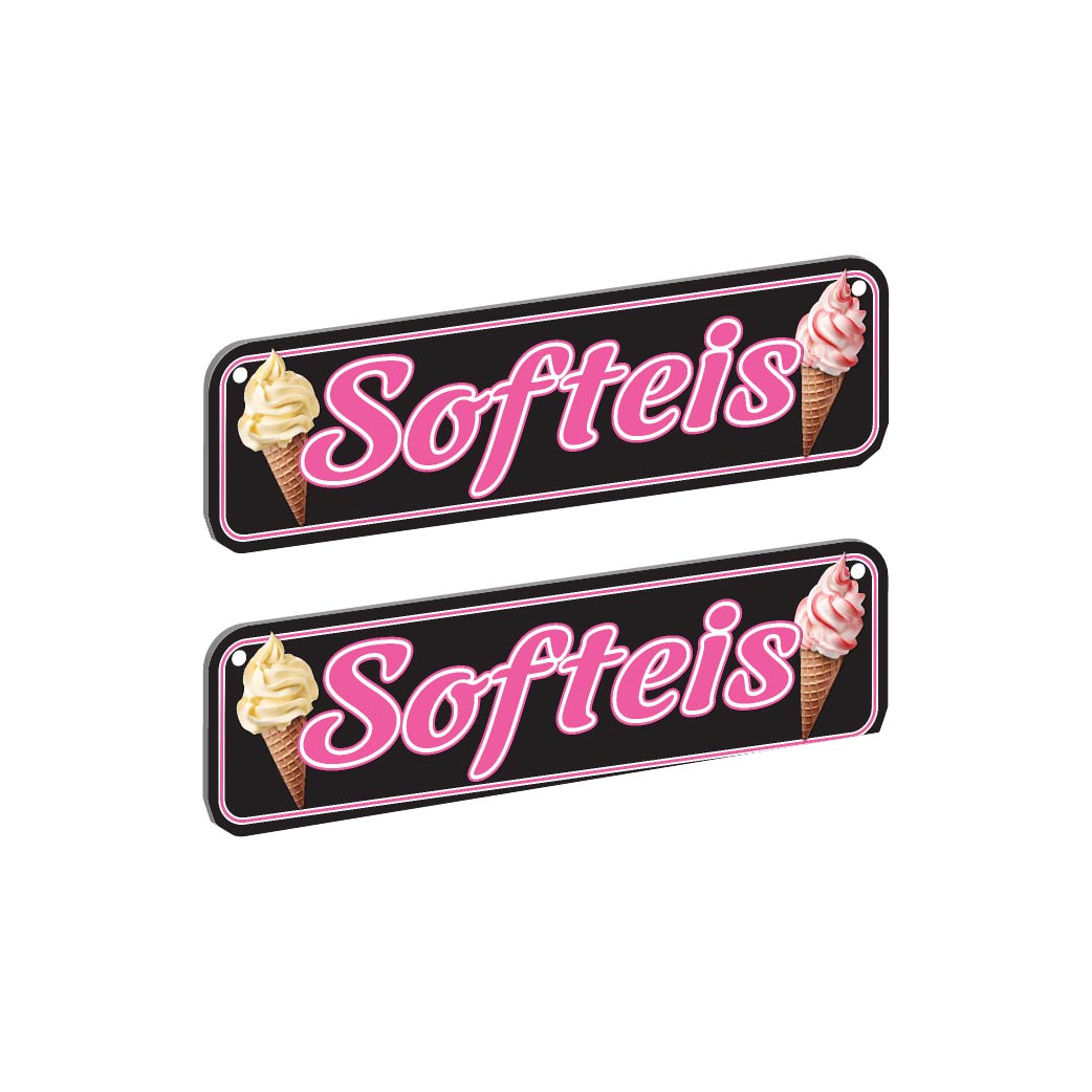 2er Set Softeis Unterhänger