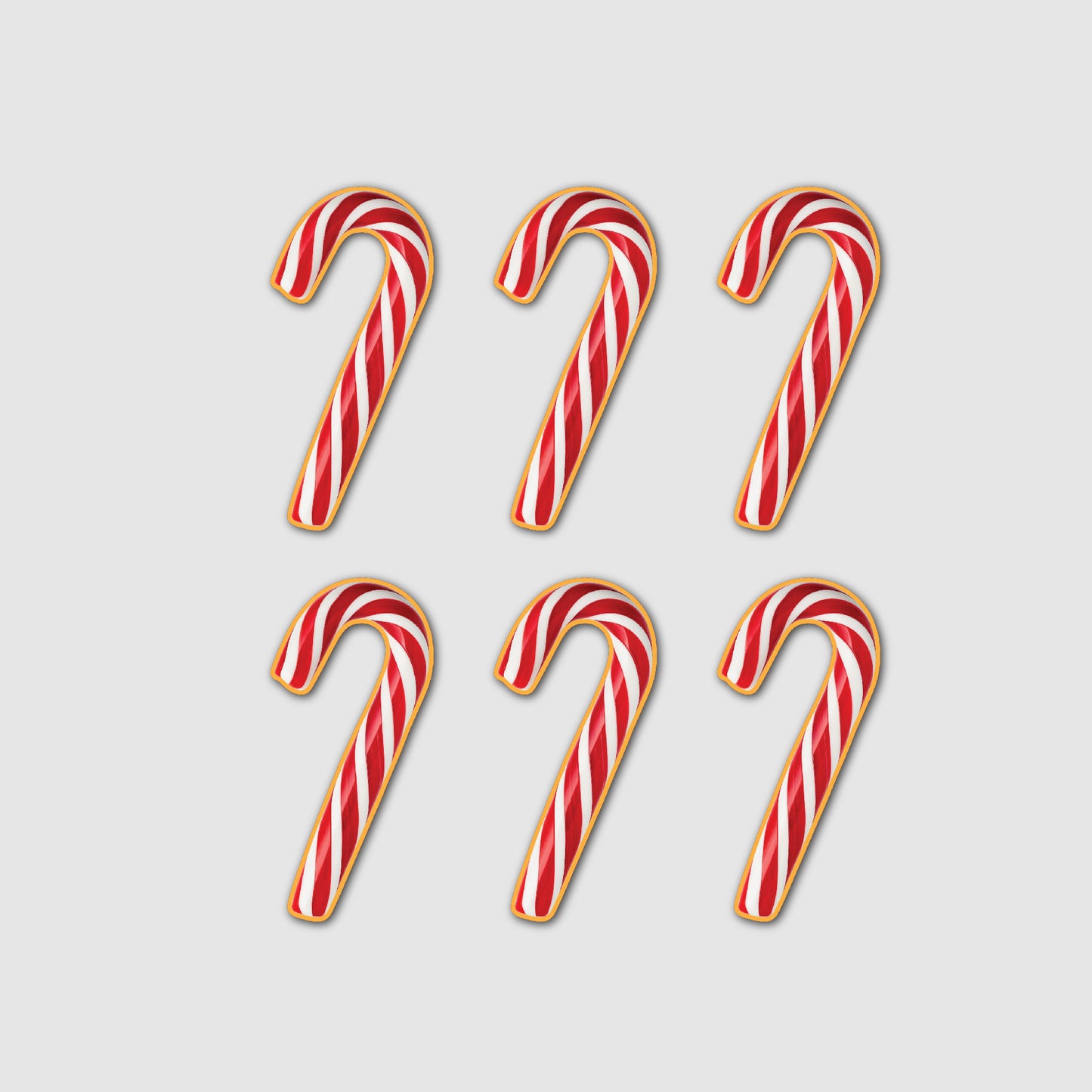 6er Set Zuckerstangen
