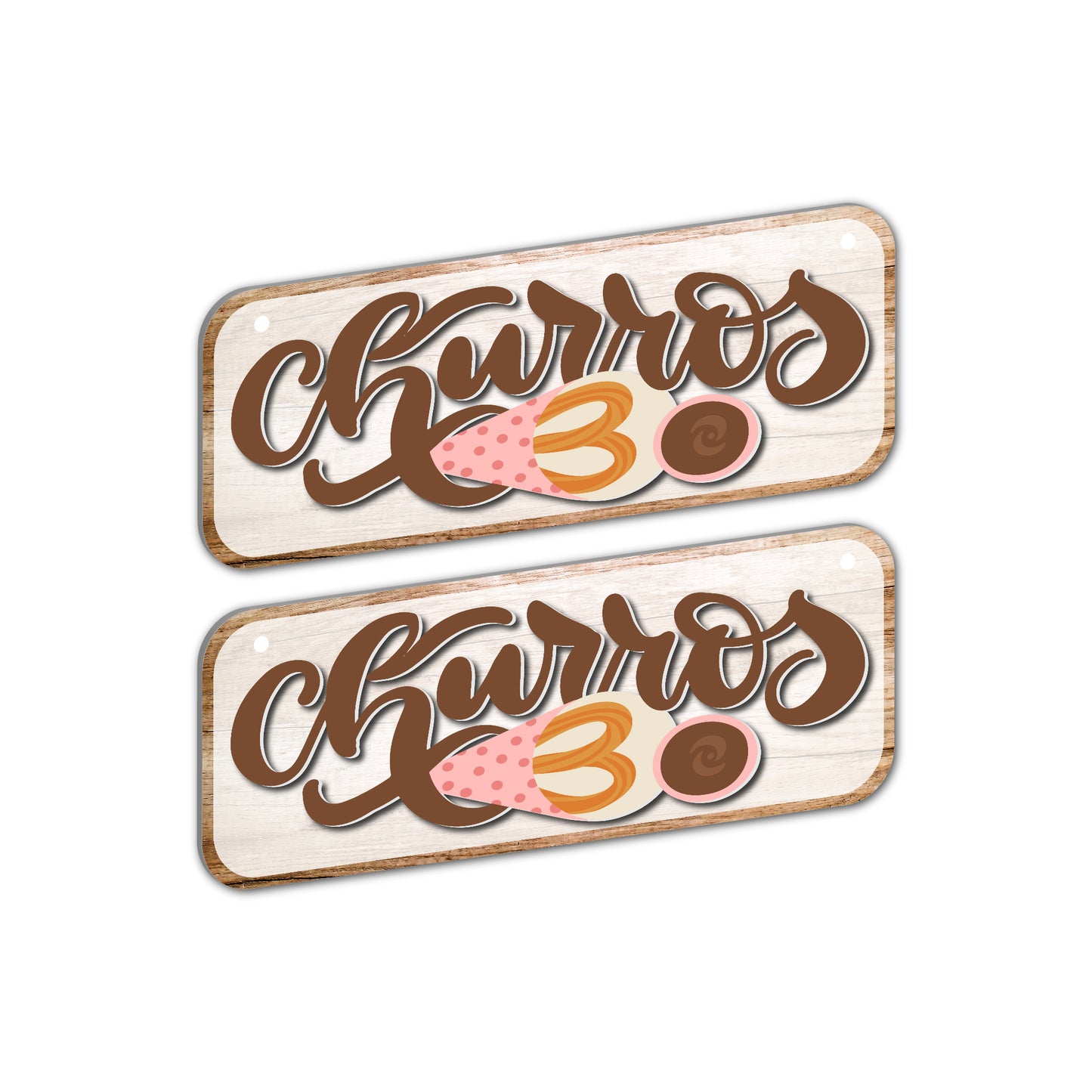 2er Set Churros Unterhänger