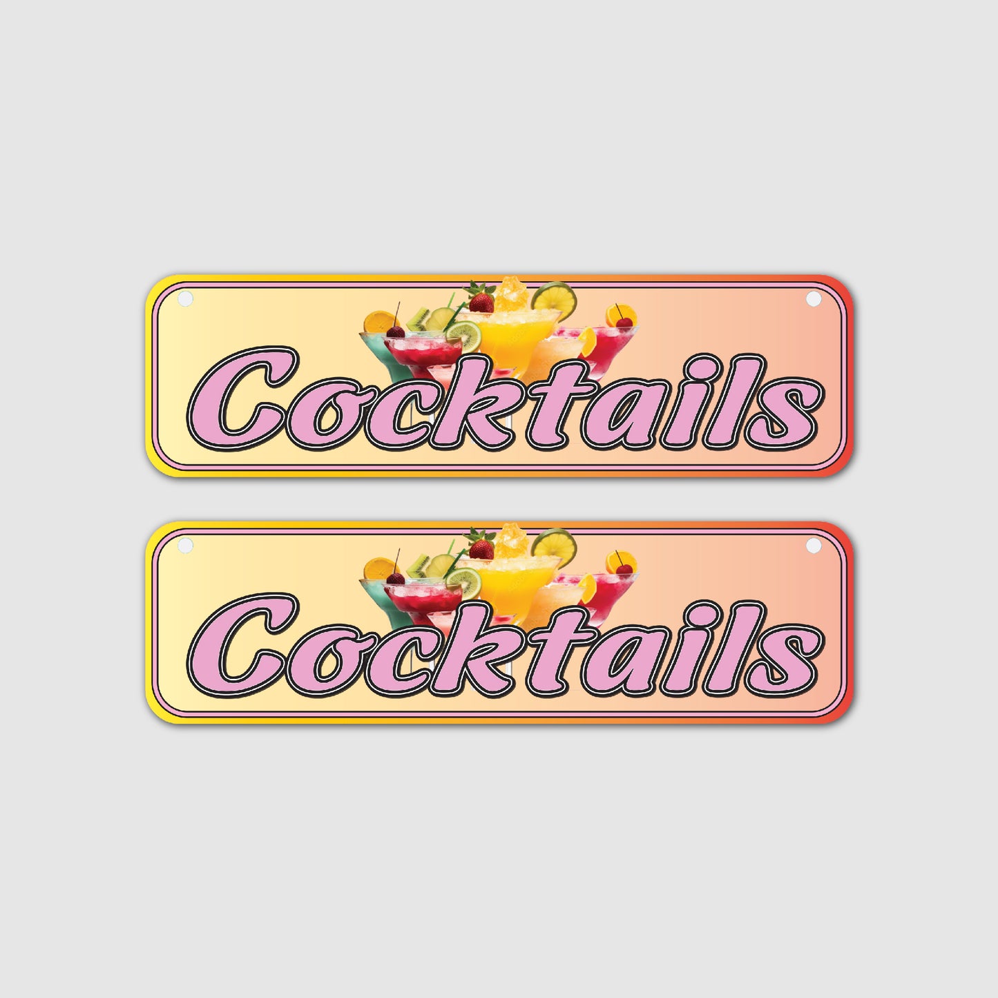 2er Set Cocktail Unterhänger