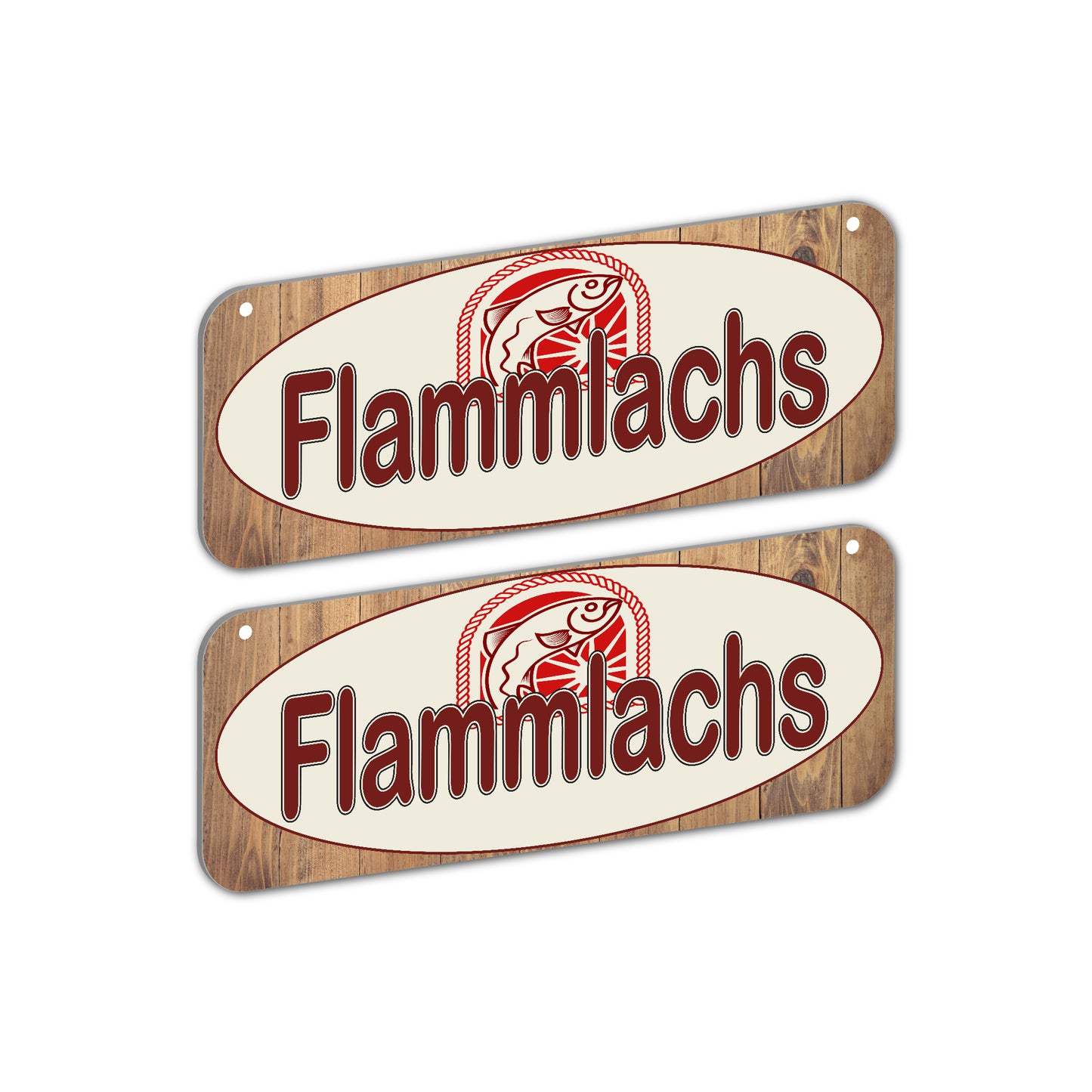 2er Set Flammlachs Unterhänger