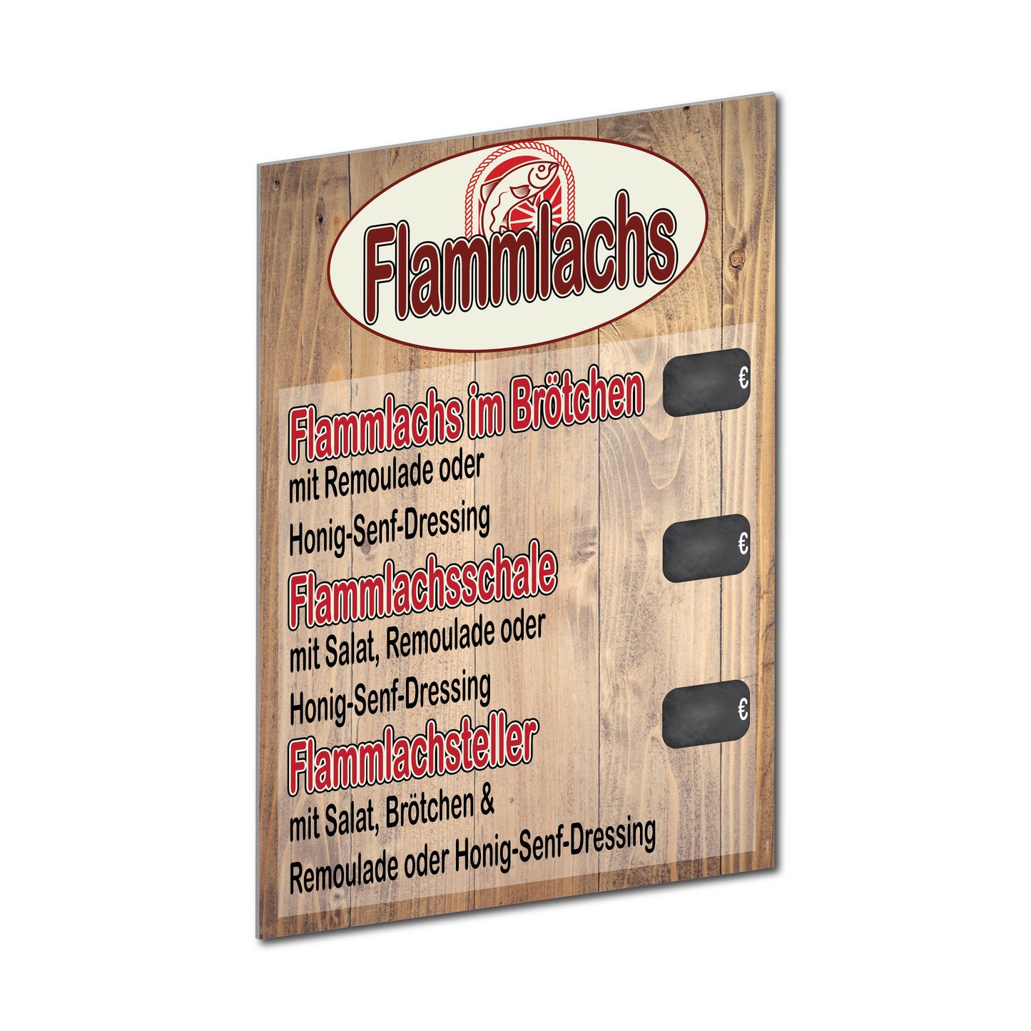 Flammlachs Preistafel