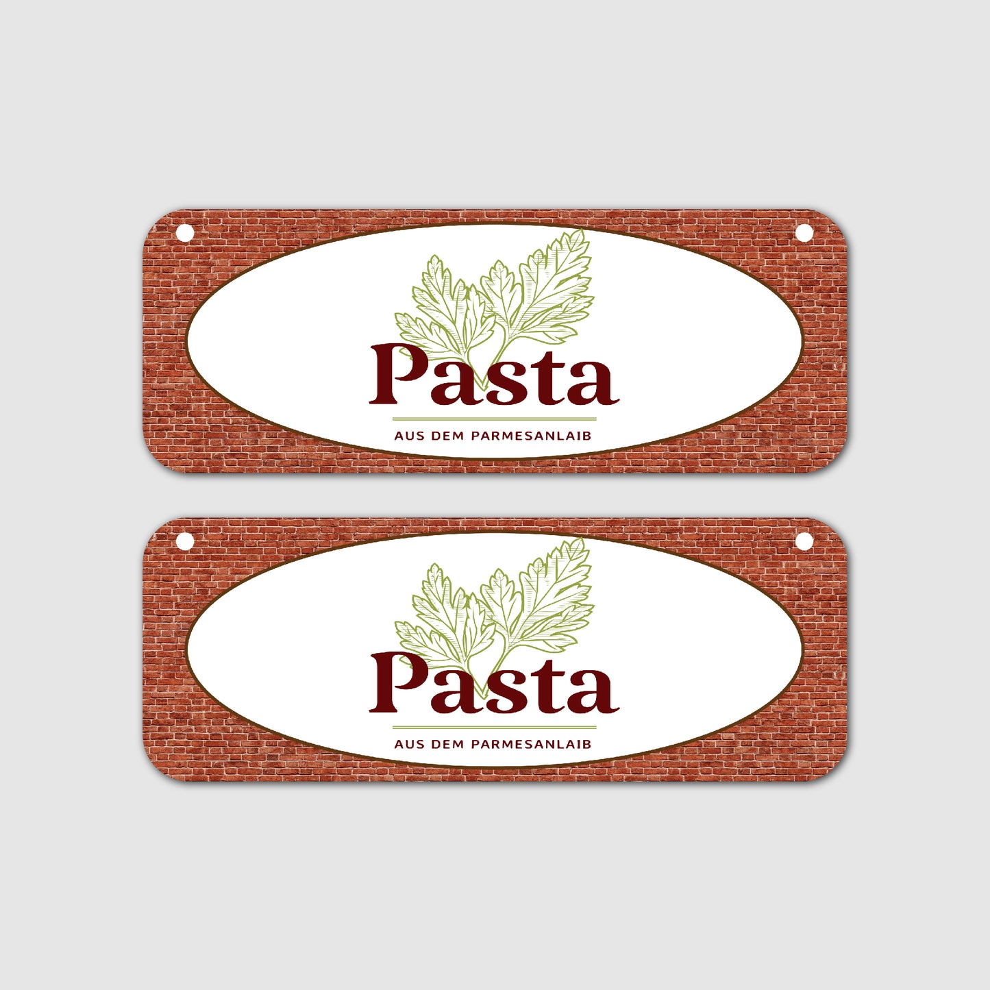 2er Set Pasta Unterhänger