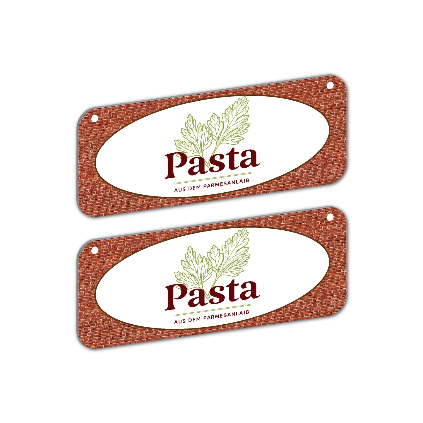 2er Set Pasta Unterhänger