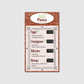 Pasta Preistafel