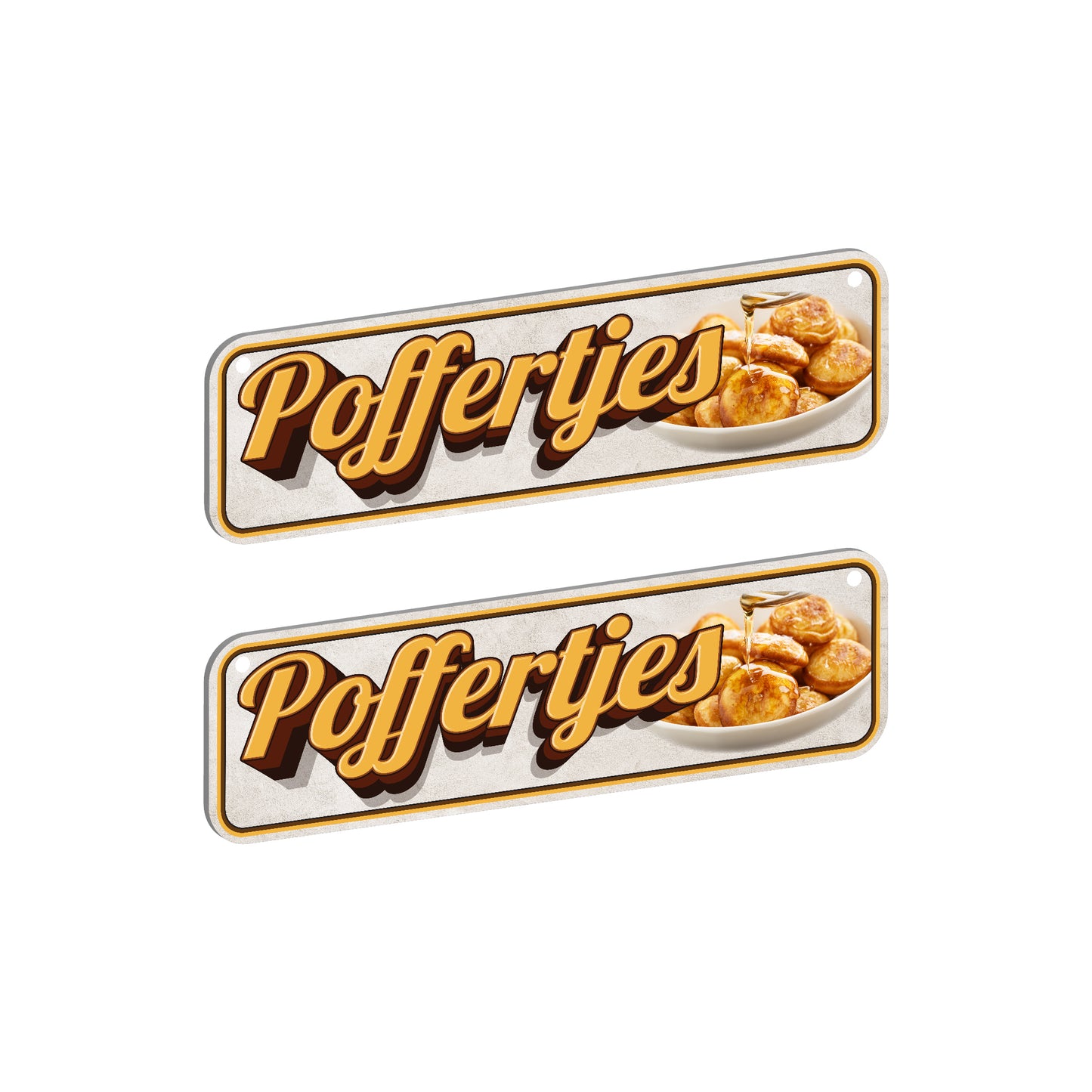 2er Set Poffertjes Unterhänger