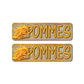 2er Set Pommes Unterhänger