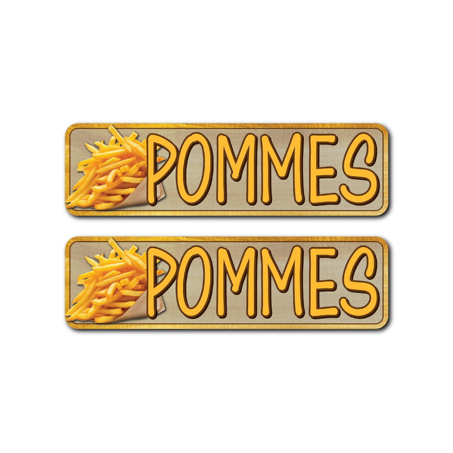 2er Set Pommes Unterhänger
