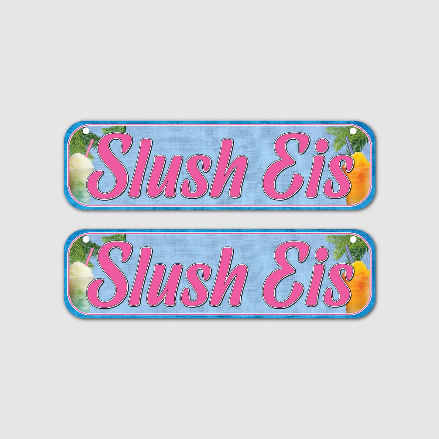 2er Set Slush Eis Unterhänger