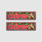 2er Set Weihnachtliche Crêpes Unterhänger (verschiedene grau/schwarz Töne)