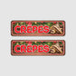 2er Set Weihnachtliche Crêpes Unterhänger (verschiedene Brauntöne)
