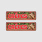 2er Set Weihnachtliche Crêpes Unterhänger (verschiedene Brauntöne)