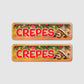 2er Set Weihnachtliche Crêpes Unterhänger (verschiedene Brauntöne)