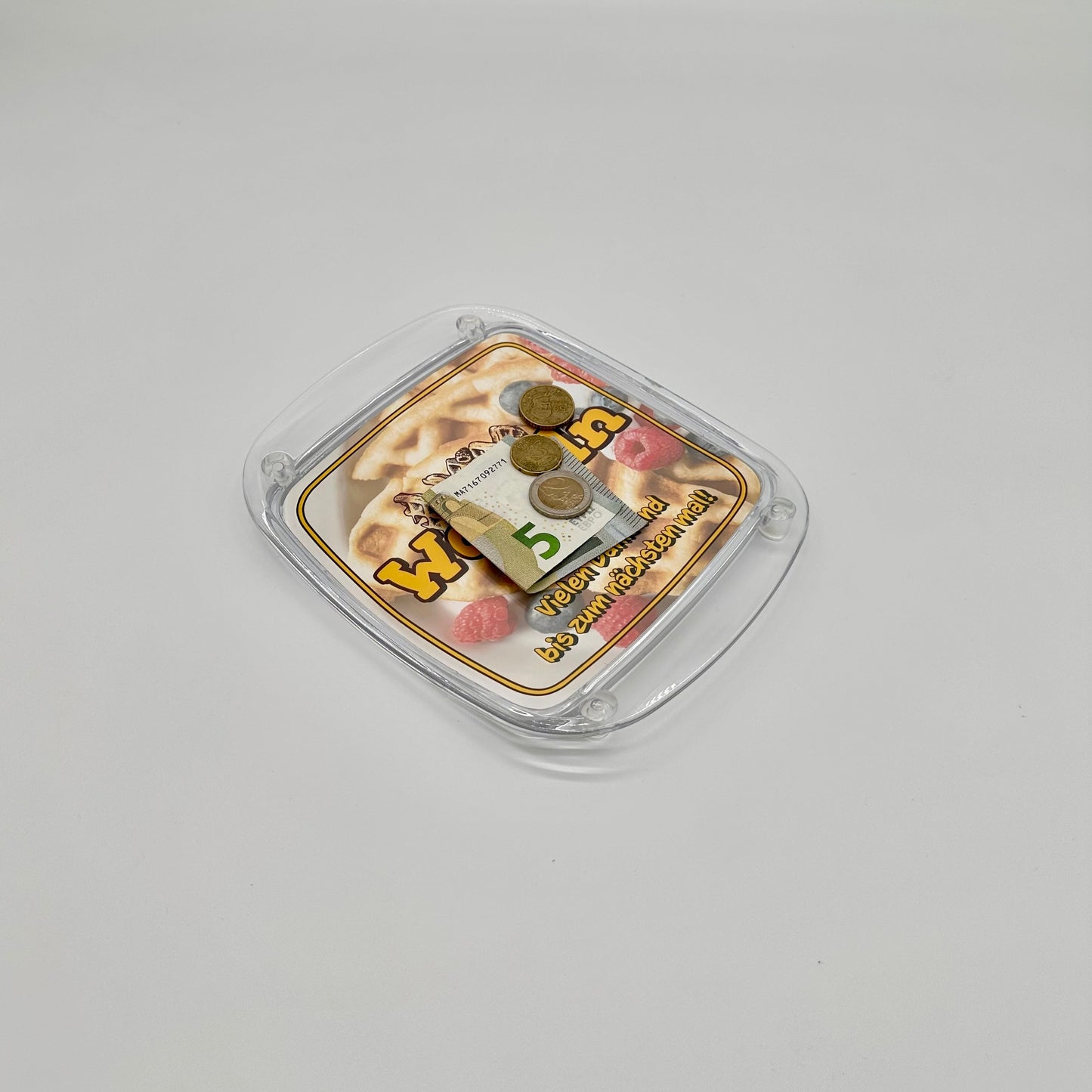 Münzteller Waffeln